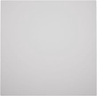 3 1/2"W x 3 1/2"H x 7/8"P Americraft Solid Paint Grade Wood Standard Smooth Rosette with Squared Edg