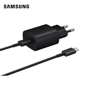 หัวชาร์จ Samsung Adapter หัวชาร์จเร็วสุด25W PD อะแดปเตอร์เดินทางซัมซุง ชุดชาร์จSuper Fast Charging EP-TA800 Wall Chargers สายชาร์จ3A USB C to USB C for Galaxy S20 S21 S22 A90 A80 A71 A70