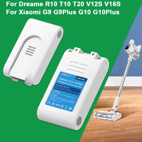 25.2V Rechargeable Battery for Xiaomi Mijia G9 Plus G10 Plus 3500mAh Lithium Battery For Dreame R10 