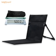 BDGF Foldable Camping Chair Outdoor Garden Park Single Lazy Chair Backrest Cushion Picnic Camping Back Chair Beach Chairs SG
