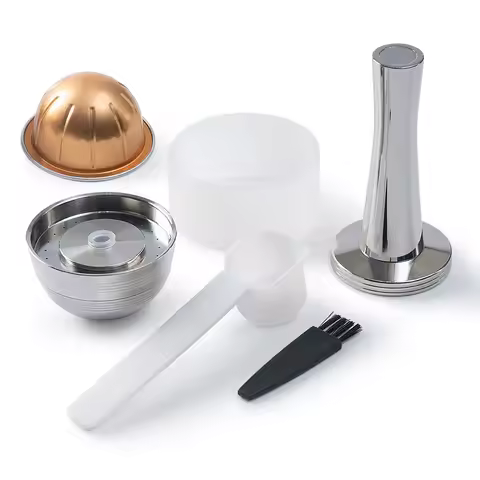 Reusable Coffee Capsule Just For Nespresso Vertuoline Next Coffee Machine Stainless Steel Coffee Fli