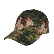 Ready Stock Hylas And The The Nymphs, 1896 Fashion Curved Brim Baseball Cap Simple Casual Street Dan