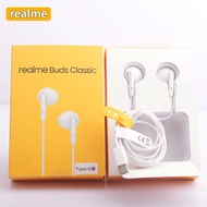 Original Realme Buds Classic Earphones 3.5mm/Type-C In-Ear Earphones Wired Control Large Driver Earb