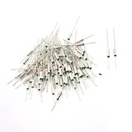MOONLIGHT 75PCS Thermal Fuse 10A 250V Thermal Cutoffs 73C - 240C Degree Temperature Fuse 15 Values E