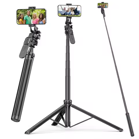 Selfieshow C05 2m Balanced Stable Shooting Expansion Bluetooth Metal Tripod Selfie Stick Tripe Stand