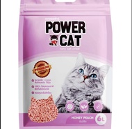 ยกลัง6ถุง power cat ทรายแมวเต้าหู้ ออแกนิค 6L.