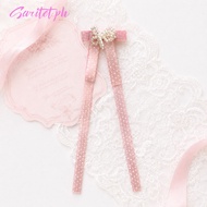 Sweet Ballet Pearl Bow Duckbill Clip Polka Dot Hair Clip ️ST