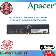 Apacer DDR5 Desktop RAM 8GB 16GB 32GB 4800MHz 5600MHz UDIMM Memory