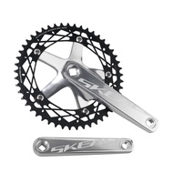 SKEACE 144มม. BCD จักรยาน Single Speed แข่งสไปเดอร์ Crankset 49ตันจานหน้า165มม. A11-AS230ข้อเหวี่ยง