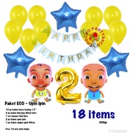 Upin ipin Package - upin ipin ECO Birthday Package - upin ipin Birthday Decoration - upin ipin Ballo