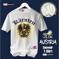 AUSTRIA VIENNA SOUVENIR T-SHIRT, USING A STATE TAG, PE MATERIAL, PREMIUM GIFT SOUVENIR