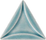 PINGTO 251119 Mino Ware Chopsticks Rest, Approx. 1.6 x 1.6 inches (4 x 4 cm), Lino Blue, Made in Jap