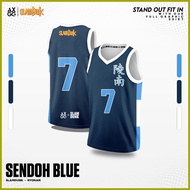 ❆ ◠ ۩ AXGG ' Slam Dunk - Ryonan ' Anime  Basketball Jersey Shirt