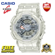 Original G-Shock GA110 Men Women Sport Watch Japan Quartz Movement 200M Water Resistant Shockproof and Waterproof World Time LED Auto Light Gshock Man Boy Girl Sports Wrist Watches with 4 Years Official Warranty GA-110CR-7A (Ready Stock Free Shipping)