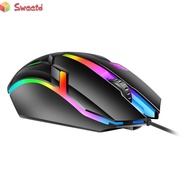 1600DPI LED Optical Mouse Compact Design Ergonomic Design Ergonomic Gaming Mouse