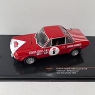 IXO 1/43 LANCIA FULVIA 1600 HF #8 1972 Blue Flag Asian Racing Model Alloy Real Shooting Non-Refundab