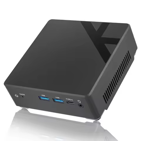 N95 N100 Mini PC Built-in WiFi Compatible Win 11 Desktop Home Office Games Dual Network Port Box Min