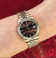 [包順豐] Timex Waterbury Legacy 34mm Gold Tone Stainless Steel Bracelet Watch TW2T87100 Quartz Watch 石英