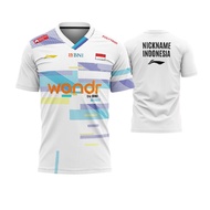BWF World Championships 2025 Badminton Jersey Whitelining Free Add Name