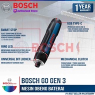 NEW BOSCH SCREWDRIVER CORDLESS GO GEN 3 USB 3.6V MESIN BOR OBENG BATERAI [TERBARU[TERLARIS[ORIGINAL[