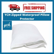 YCH WaterProof Pillow Protector with Metal Zip