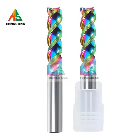 3 Flute HRC65 DLC Coating U Slot Carbide Endmill Tungsten Steen Milling Cutter 1237 4mm 6mm 8mm 10mm