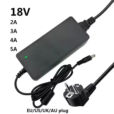 AC/DC Adapters 18V 4A 5A Power Supply 18 Volt Universal Power Adapter 18 V Conveter Transformer 2A 3