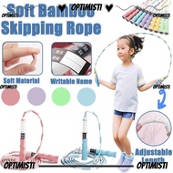 OPTIMISTI8E 1Pcs Jump Rope, Skill Jumping 2.8M Training Rope, Durable Segmented Soft Beaded PVC Fitn