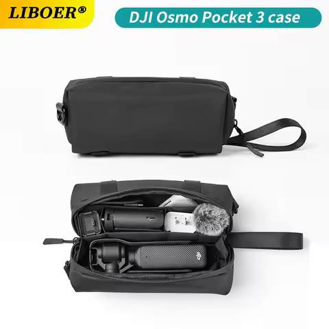 Carrying Case for DJI Osmo Pocket 3 Portable Multilayer Protective Bag Storage Case for DJI Pocket 3
