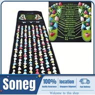 [✅SG Ready Stock]Hot Sale Healthy Care Reflexology Walk Stone Pain Relieve Foot Massager Mat Acupressure Pad