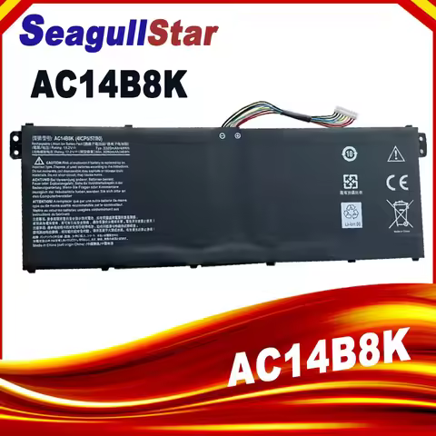 AC14B8K Battery for Acer Aspire 5 A515-51 V3-372T R5-571T R7-371 ES1-511 Nitro 5 AN515-51 Spin SP111
