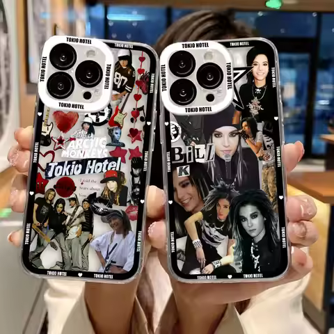 B-Bill K-Kaulitz Tokio H-Hotel Clear Phone Case For Realme 15 5 6 7 7I 8 8I 9 9I 10 12 NOTE 70 C75 C