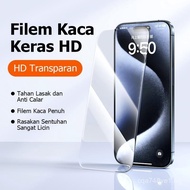 Pelindung Skrin Kaca, Sesuai untuk iPhone 17Air, 17, 16PRO, Tebal dan Lutsinar, Aluminium Tinggi, Ar