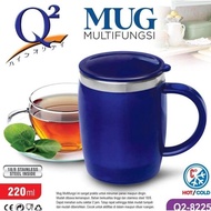 Gelas Thermos Vacuum Mug Kopi Termos Stainless 220 ML Q2 8255
