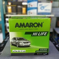 แบตเตอรี่ amaron รุ่น55B24L (hilife) ประกันสินค้าจากบริษัท 2 ปี เต็ม