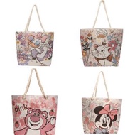 勞蘇 手提袋 收納袋 雜物袋 旅行袋 熊大 brown line friends 實用袋 多用途袋 公仔 卡通 lotso toy story 反斗奇兵 daisy duck 黛絲 米妮 minnie