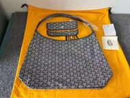 全新 goyard hobo grey tote bag 灰色爆款購物袋