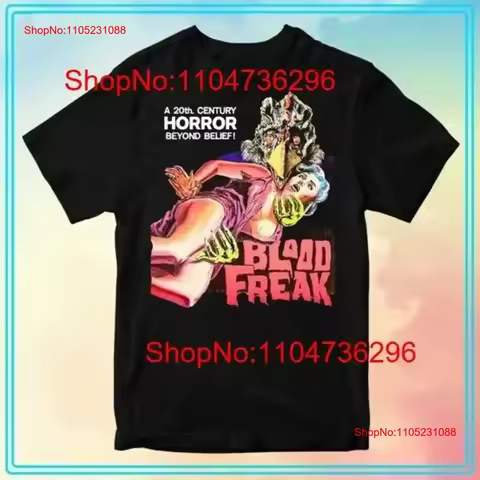 Blood Freak 1972 Movie Vintage T Shirt High Quality Print All Size S 4XL Washed Versatile Stylish Sl
