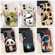 Casing For Vivo Y04 4G / Y19e (India) / Y29s 2025 Phone Case Cute Panda Astronaut Soft Candy Silicon