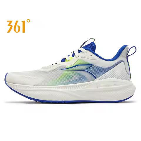 361 Degrees Men's Sport Shoes Mesh Thick-soled Breathable Rebound Running Leisure Cushioning Durable