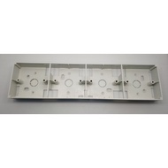 3 X 12 PVC W/NUT BOX (WHITE)