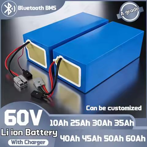 XH-60V 10Ah 20Ah 25Ah 30Ah 35Ah 40Ah 45Ah 50Ah Lithium battery pack With BMS 3000W High Power For Tw