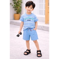 T.H1L Striped Shirt and Shorts Set | Kids age 2-7
