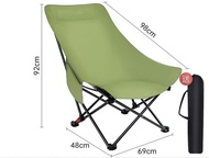 戶外折疊椅 露營椅 便攜式月亮椅 辦公室午休三檔調節椅 休閒釣魚凳子 簡易折疊手提摺椅