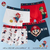 Breathable Mario Underpants for Kids Boy brief Boys Underwear Cotton Spiderman