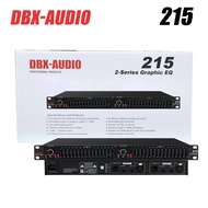 DBX-AUDIO EQX215(BLUE)(WHITE) Equalizer มีสองช่องที่มีตัวกรองสูงซึ่งสามารถกำจัดเสียงรบกวนต่ำได้อย่าง