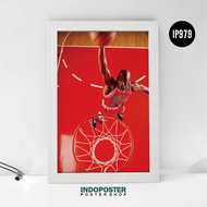 Michael Jordan Slam Dunk 02 Basketball NBA Poster