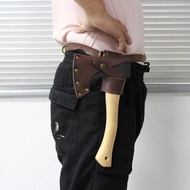 Leather Axe Sheath, Adjustable Hatchet Cover, Protector Case Cover Camping Accessories Lumberjack Ou