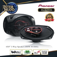 (1คู่) ลำโพงติดรถยนต์ ลำโพง 6x9 นิ้ว แกนร่วม3ทาง full-range PIONEER TS-R6951S จำนวน1คู่ INTERBRAND