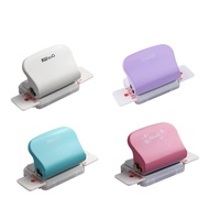 Metal 6 Hole Punch Portable Handheld Hole Puncher, Daily Paper Puncher for A4/A5/B5 Size, Loose Leaf